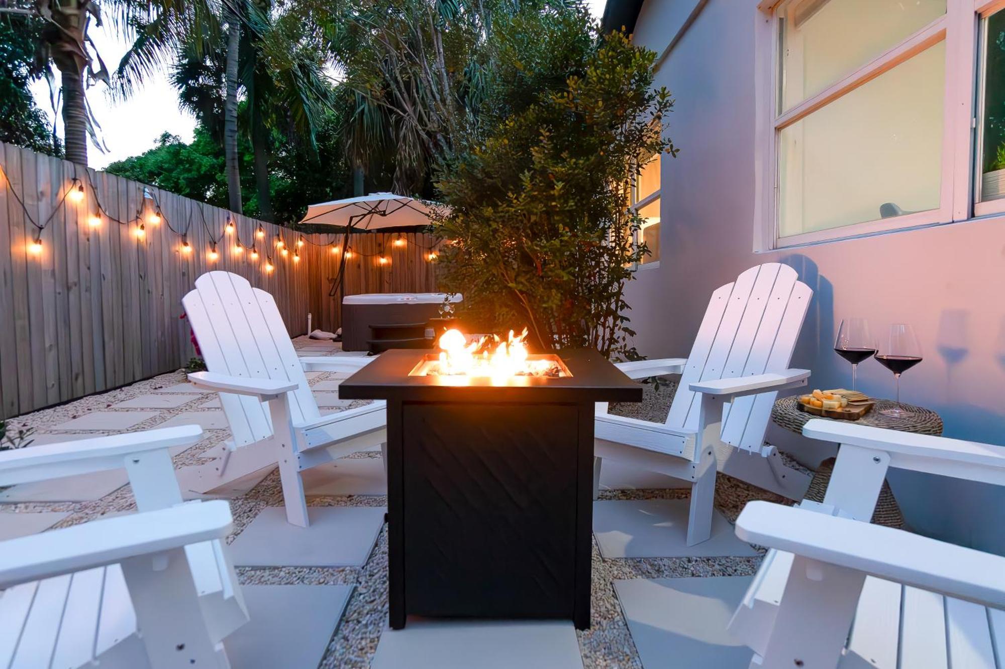 West Palm Beach Elegant 5Br With Hot Tub And Fire Pit Near Beach Exterior photo
